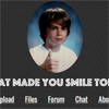 The Smilebox homepage.